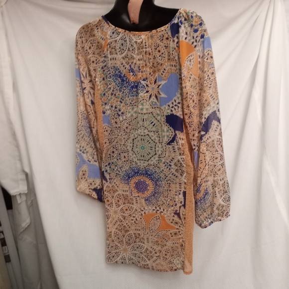 Final Sale - ANTHROPOLOGIE - MEADOW RUE - Roselle Crochet Lace Peasant Blouse - Picture 4 of 4